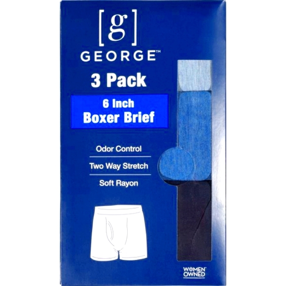 george 3pk L boxer brief - Picture 1 of 5